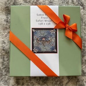 Ardmore 100% Silk Sabie Kings Scarf New With Tags